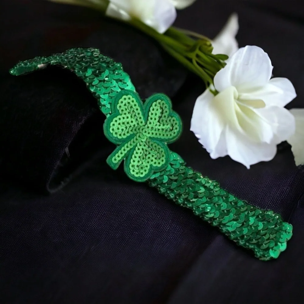 Shamrock Sparkle Headband: Get Your Irish On! Brand New🍀✨ St. Patrick’s Day Fun!